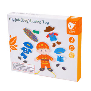 Classic World - My Job Lacing Toy - Boy - Image 3