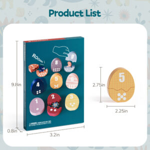 TopBright - Number Matching & Sorting Set - Dinosaur - 18pcs - Image 3