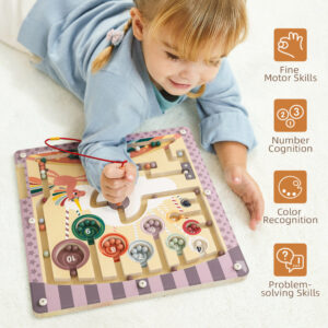 TopBright - Wooden Magnetic Maze - Unicorn - Image 9