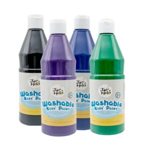 Jar Meló - Paint for Kids - Washable - Bulk Pack - 500ml 8c - Image 1