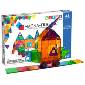 Magna-Tiles® Translucent Colours Deluxe Set - 48 Pieces - Image 1