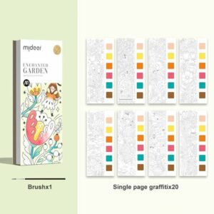 Mideer - Watercolour Painting Set - Travel Size - Enchanted Garden - Image 3