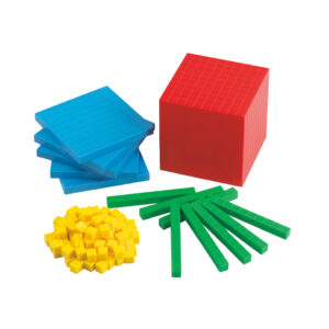 EDX Education - Base Ten Blocks - Plastic - 121pcs Polybag - Image 1