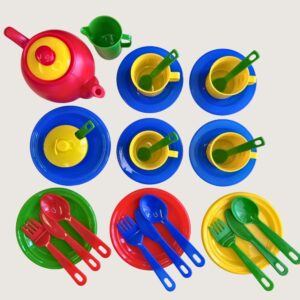 Greenbean - Pretend & Play Tea & Dinner Set - 34pcs - Image 1