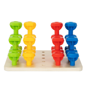 hi Pando – Panda Shape and Colour Matching Peg Toy – 34pcs - Image 3