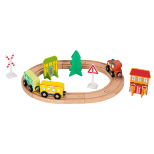 hi Pando - Magnetic Train Set - City Themed - 23pcs - Image 4