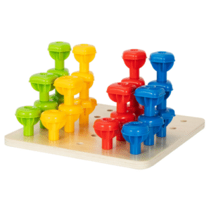 hi Pando – Panda Shape and Colour Matching Peg Toy – 34pcs - Image 4