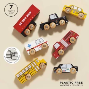 Le Toy Van – American Toy Car Set – 7pcs - Image 4