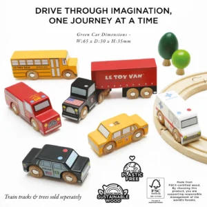 Le Toy Van – American Toy Car Set – 7pcs - Image 3