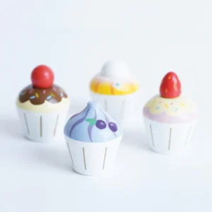 Le Toy Van – Wooden Cupcake Play Food Set - Image 5