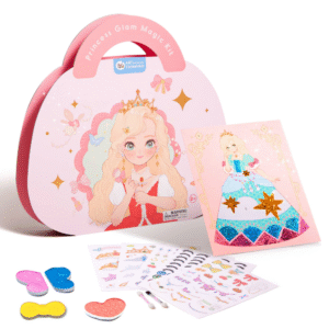 Jar Meló - 4-in-1 Makeup and Dress Up Arts & Crafts Book Set: Princess Glam - Image 1