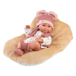 Llorens - Anatomically Correct Baby Girl Doll with Outfit & Cushion: Nica - 40cm - Image 1
