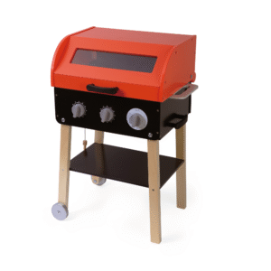 Greenbean - Pretend & Play - Wooden Braai Set with Lights & Sound - 13pcs - Image 1