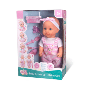 Takmay Dolls - Baby Girl Doll - Grows with Sound - Soft Body - 40cm - Image 1