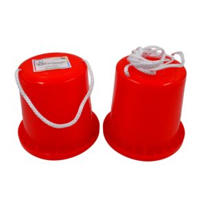 Greenbean - Bucket Balance Stilts - Red - Image 1