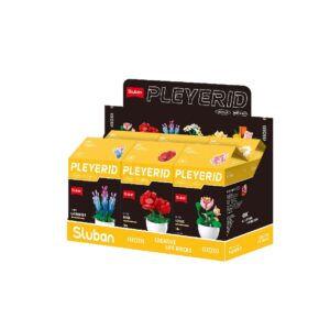 Sluban - Pleyerid - Potted Flowers - 6 Piece Bundle - Image 1