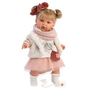 Llorens - Baby Girl Doll with Crying Mechanism & Outfit: Julia - 42cm - Mechanism Included - Image 1