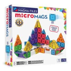 Magna-Tiles - Magnetic Construction Set - microMAGS Deluxe Set - 70pcs - Image 1