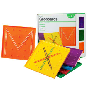 EDX Education - Geoboards - 15cm - 5X5 Pin & 24 Circular - 6pcs - Image 1