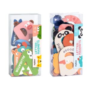 Mideer - Alphabet Magnets - Upper & Lower Case Animal Letters - 52pcs - Image 1