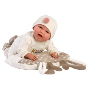 Llorens - Baby Girl Doll with Blanket & Clothing: Mimi - 42cm - Mechanism Included - Image 1