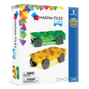Magna-Tiles - Magnetic Construction Set - Cars Expansion set - 2pcs - Image 1