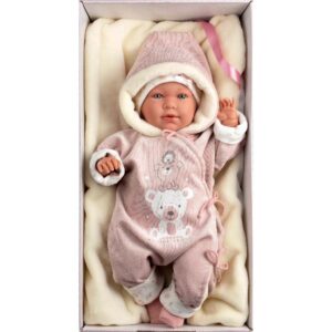 Llorens - Baby Girl Doll with Crying Mechanism, Clothing & Cushion: Lala - 42cm - Mechanism Included - Image 3