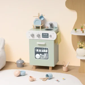 Pretend Play Dishwashing Machine Toy Set - Image 3