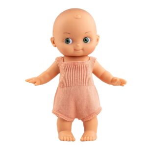 Mini Panchas Baby Doll in Salmon Jumpsuit - 27cm - Image 1