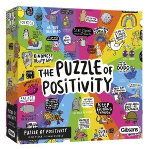 Puzzle of Positivity - 1000 Piece Jigsaw Puzzle - Image 1