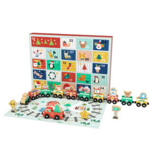 hi Pando - Wooden Train Set Advent Calendar - Image 1