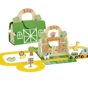 Pretend Play Story Box: Zoo Toy Set in Carry Case - Image 3