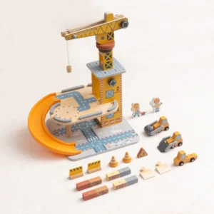 Pretend Play Port Crane Toy Set - 24 Pieces - Image 3