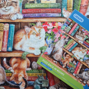 Puss Back in Books - XL Pieces - Image 3