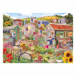 At The Allotment - 1000 Piece Jigsaw Puzzle - Image 3