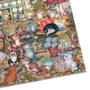 Courtyard Cats - 1000 Piece Jigsaw Puzzle - Image 3