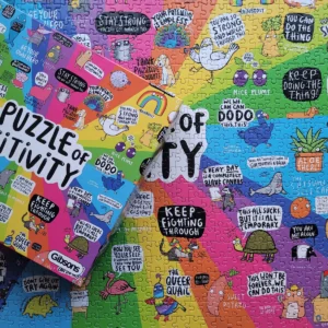 Puzzle of Positivity - 1000 Piece Jigsaw Puzzle - Image 2