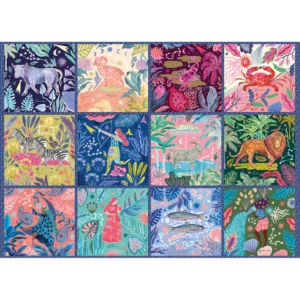 Zodiac Jungle - 1000 Piece Jigsaw Puzzle - Image 2