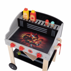Pretend Play Wooden Braai Grill Toy Set - Image 4