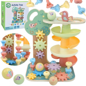 Montessori Tree Tower Multi-Activity Toy - Image 4