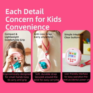 Mideer Say Cheese Kids Camera - Green and Pink - Image 5