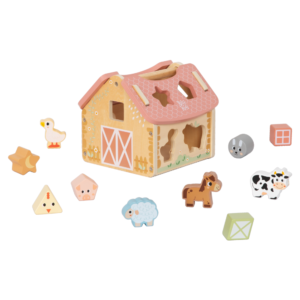 TookyToy - Farmhouse Shape Sorter - Farm Animals Sorting Toy for Toddlers - Image 3