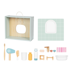 TookyToy - Pretend Play Bathroom Vanity & Toiletries Toy Playset - Image 4