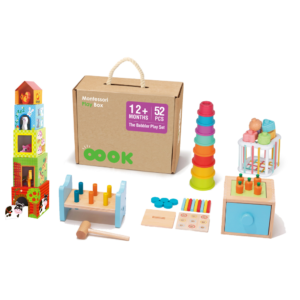 TookyToy - Montessori Activity Box The Thinker Playset - 7-12 Months - Image 2