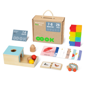TookyToy - Montessori Activity Box Baby Playset - 7-8 Months - Image 2