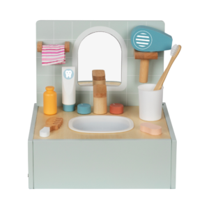 TookyToy - Pretend Play Bathroom Vanity & Toiletries Toy Playset - Image 3