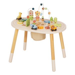 TookyToy - Wooden Multi-Activity Busy Board Table - Image 1
