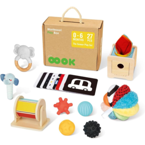 TookyToy - Montessori Activity Box The Sensory Baby Playset - 0-6 Months - Image 8