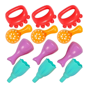 EDX Education - Sensory Sand & Water Play Scoops - 4 Colours - 12pcs - Image 1