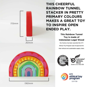 Rainbow Tunnel Toy - Image 4